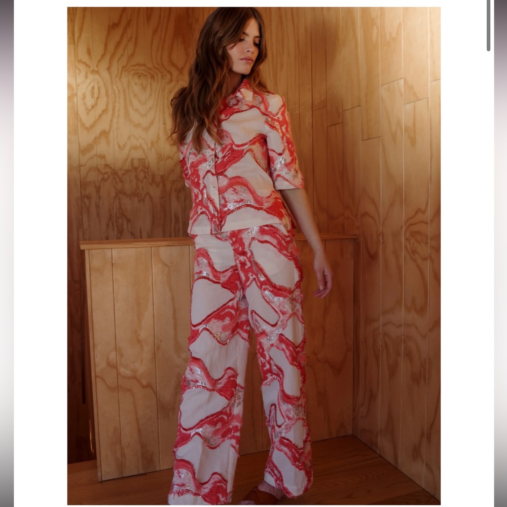Arianne Elmy vacation flow pants $230 small - Picture 3 of 16